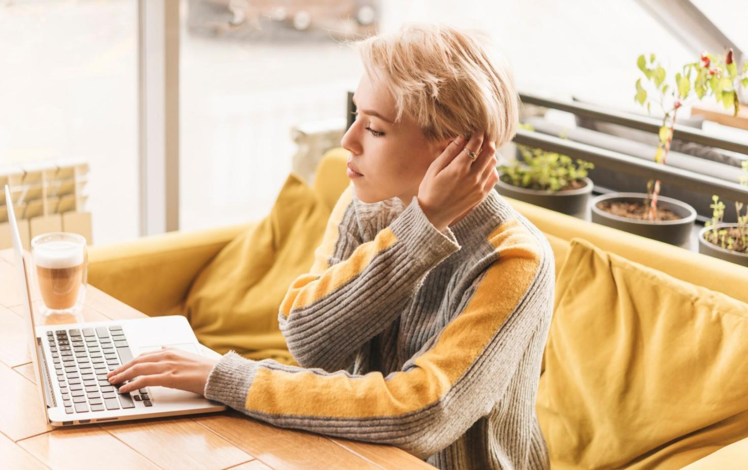 Financial planning workspace with organised documents and calculator